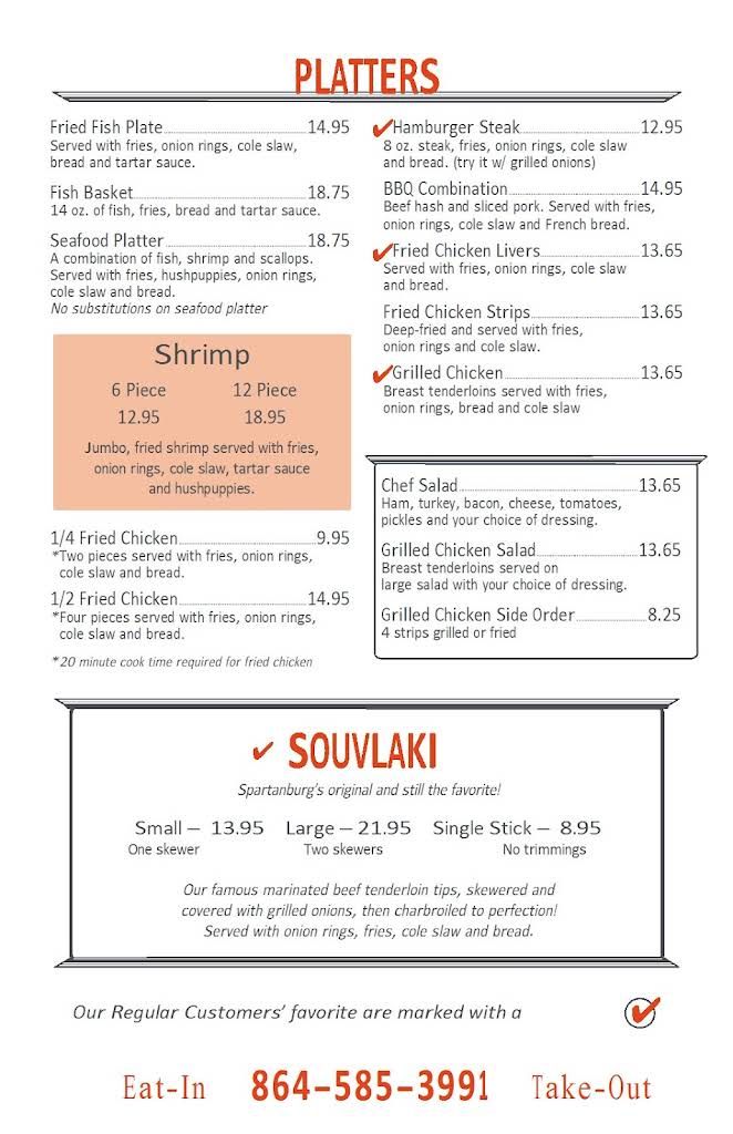 Sugar-n-Spice Menu 2