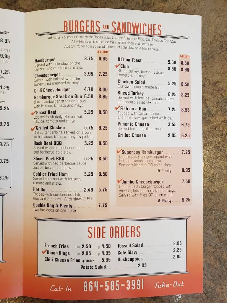 Sugar-n-Spice Menu 8